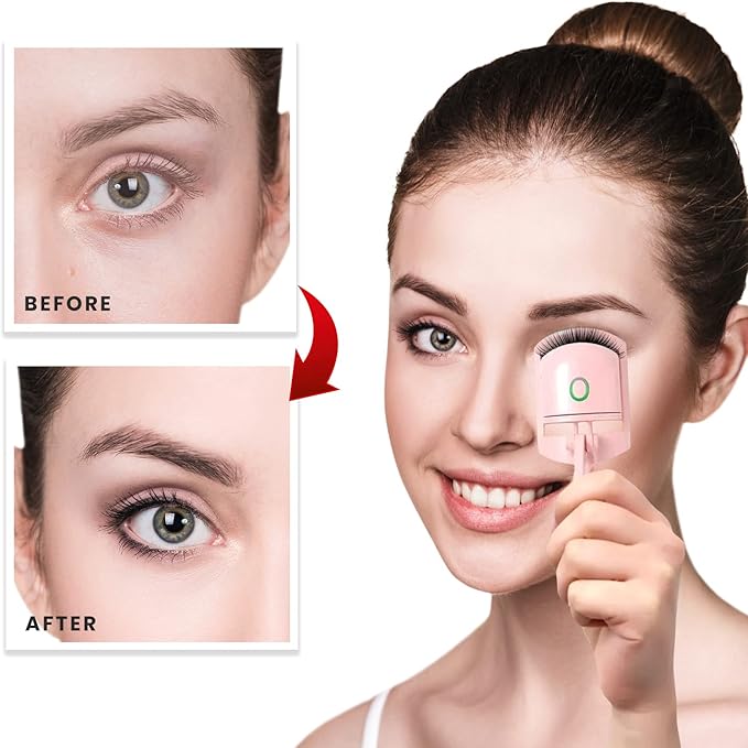 Toolzia Heated Eyelash Curlers, Heated Lash Curler, (2.4 Ounces)