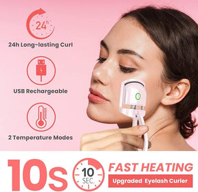 Toolzia Heated Eyelash Curlers, Heated Lash Curler, (2.4 Ounces)