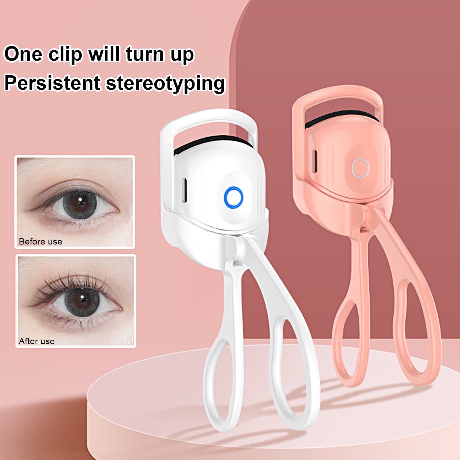 Toolzia Heated Eyelash Curlers, Heated Lash Curler, (2.4 Ounces)